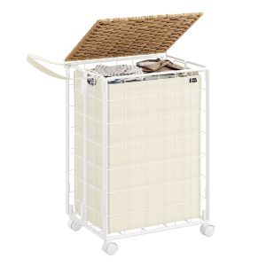 Iron-Made Laundry Sorter with Wheels