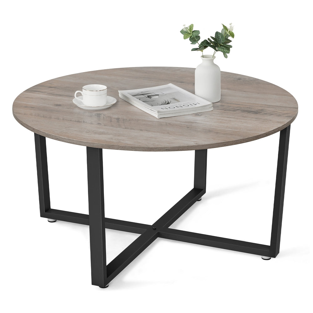 Industrial Round Coffee Table