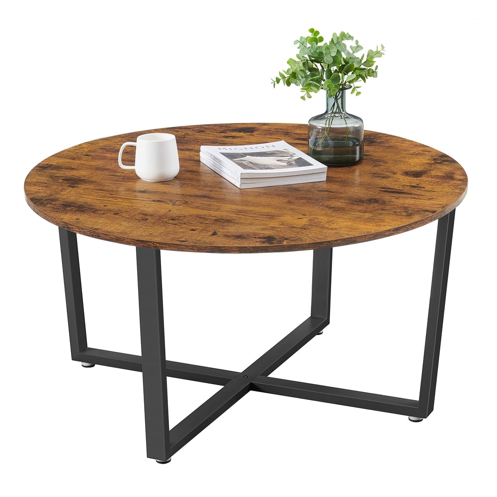 Industrial Round Coffee Table - Image 2