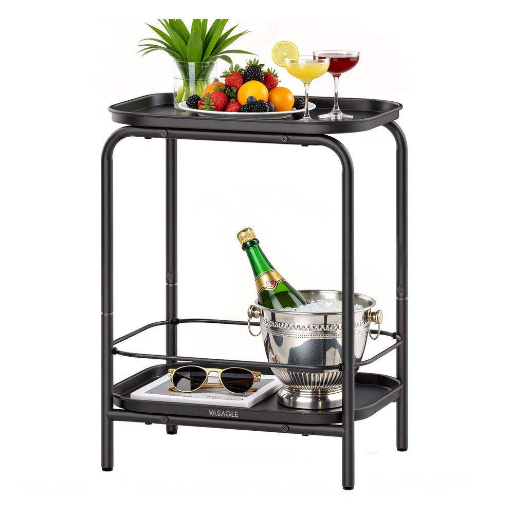 2-Tier Outdoor Accent End Table - Image 4