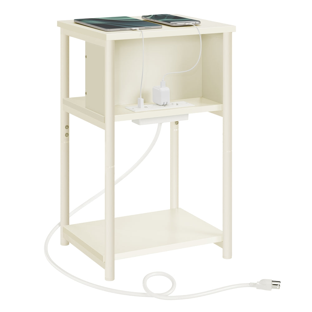 Side Table with Charging Station - Image 7