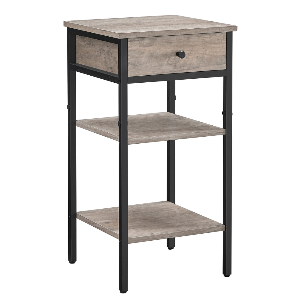 Tall Night Table with Drawer - Image 2
