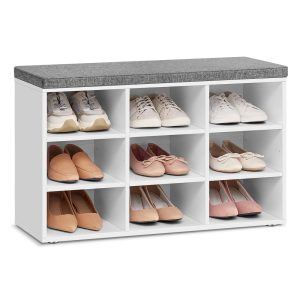 Storage Bench with Padded Seat