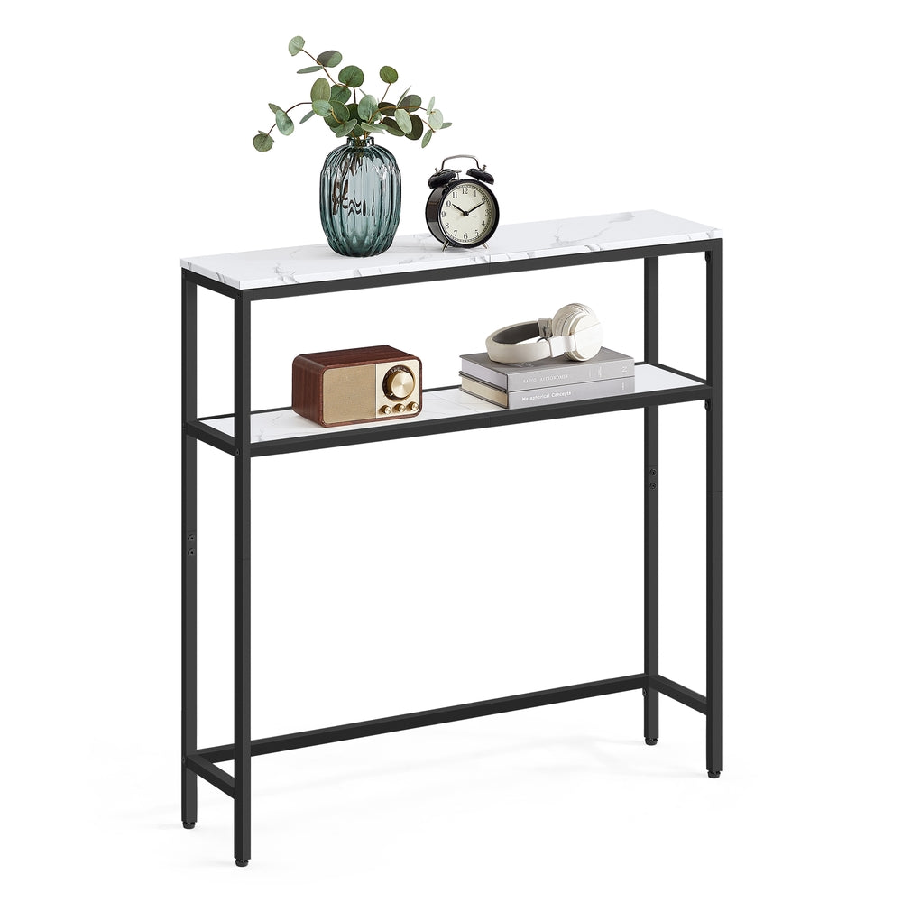 2-Tier Sofa Table Narrow Entryway Table - Image 4