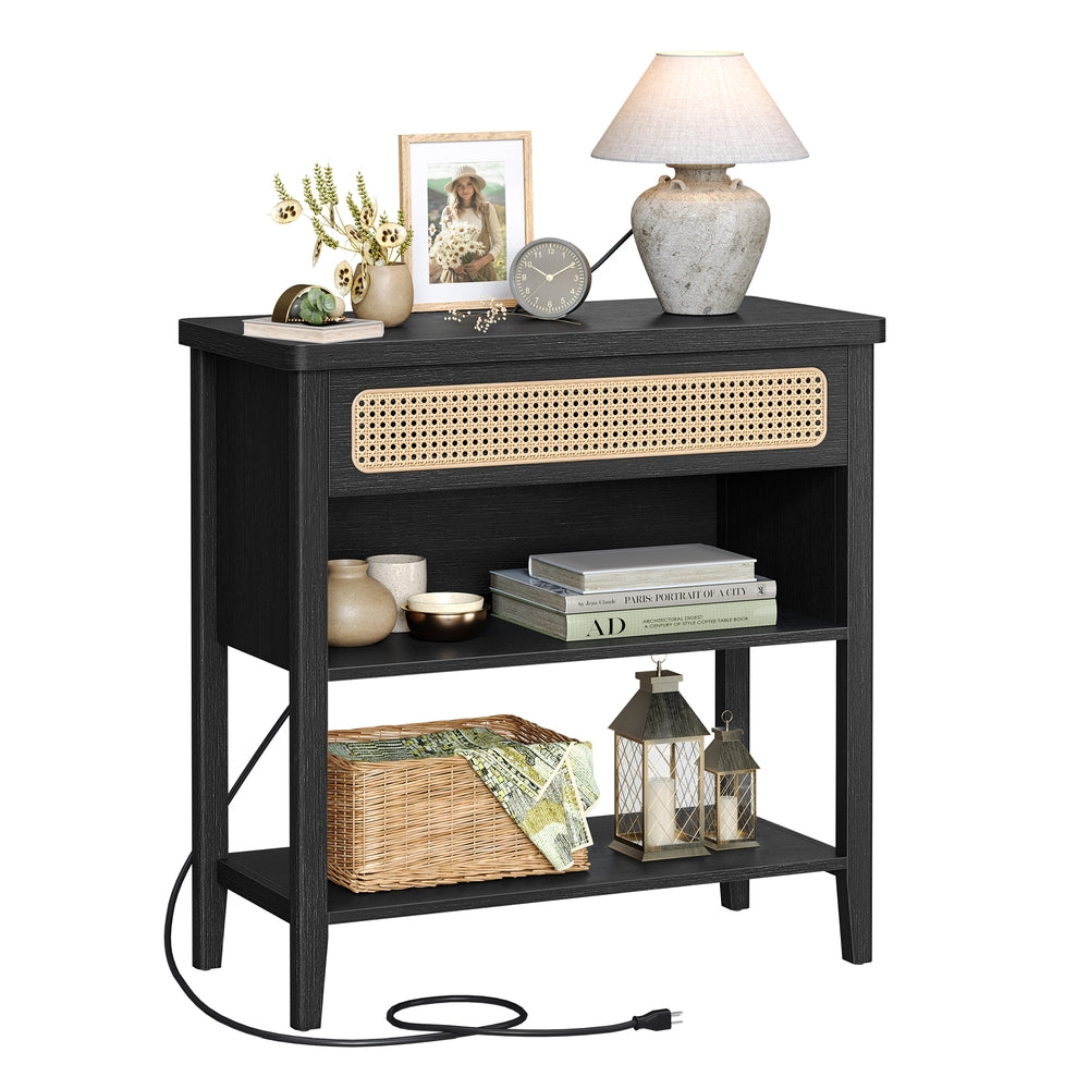 Console Table with Power Outlets