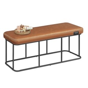 EKHO Collection - Ottoman Bench. Synthetic Leather