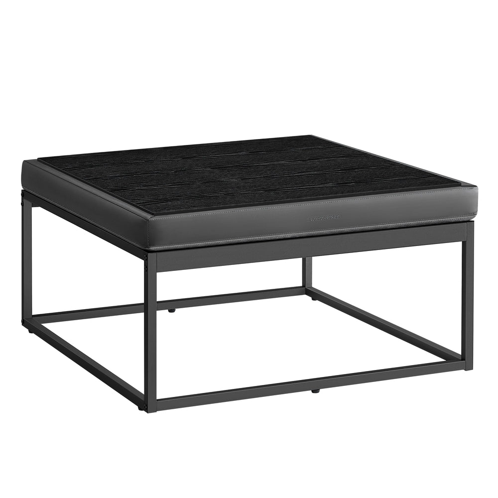 LUIZ Collection - Square Ottoman Footstool with Reversible Top - Image 3