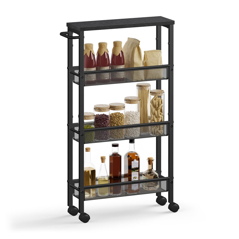 Slim Rolling Cart with Handle - Image 4