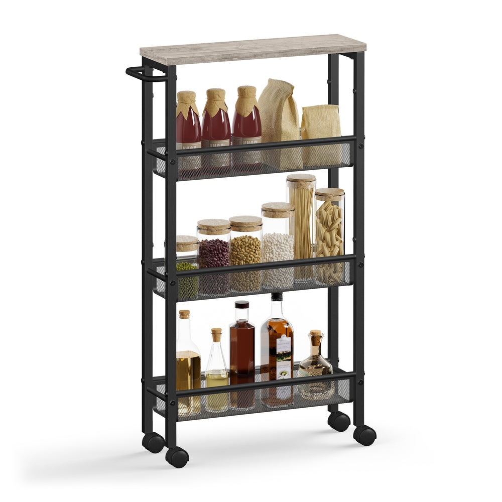 Slim Rolling Cart with Handle - Image 3