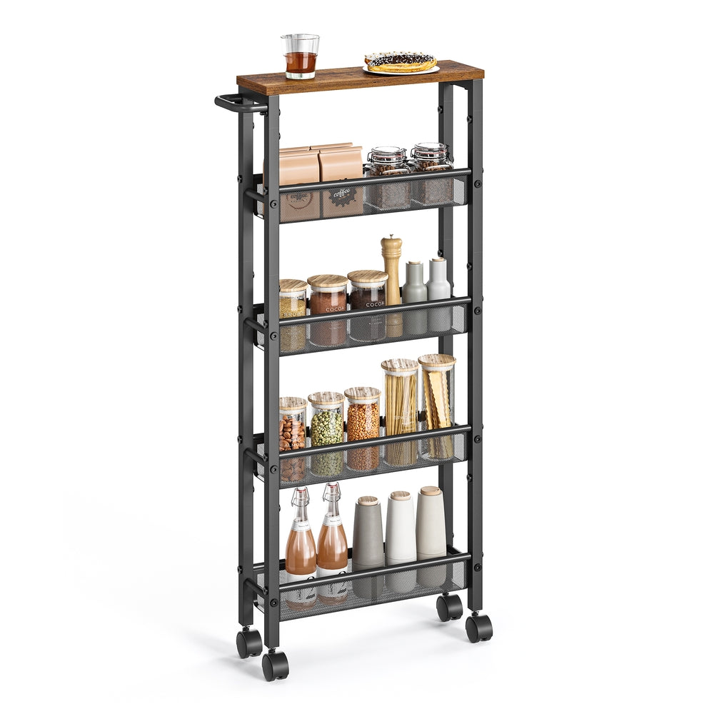 Slim Rolling Cart with Handle - Image 7