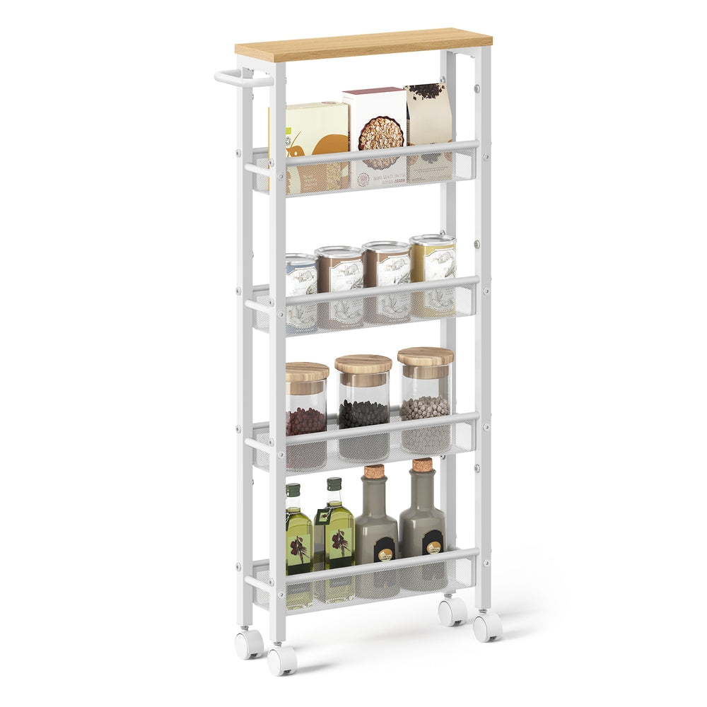 Slim Rolling Cart with Handle - Image 8