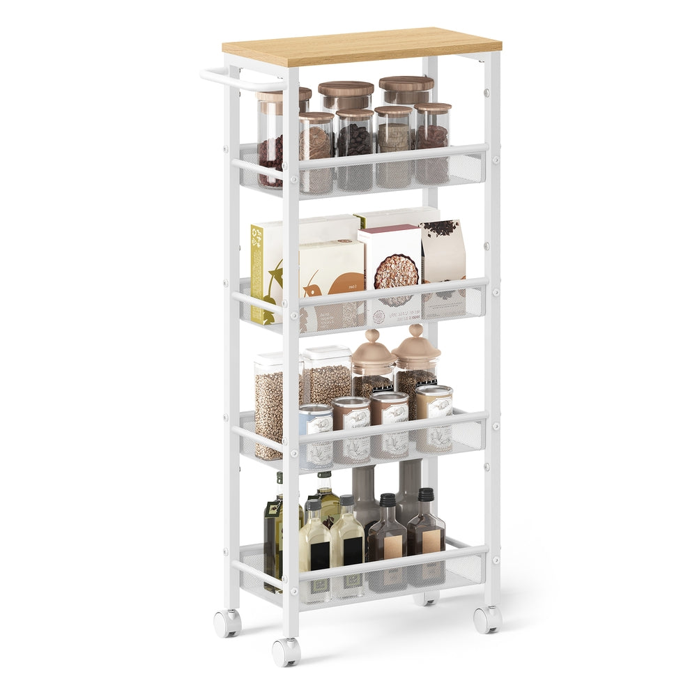 Slim Rolling Cart with Handle - Image 10