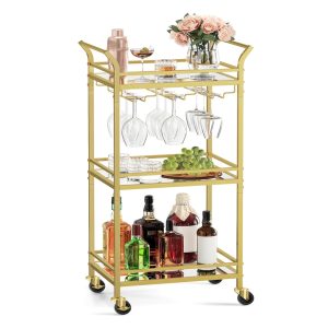 3-Tier Mini Bar Cart
