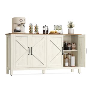 Liry Collection - Buffet Storage Cabinet with Adjustable Shelves