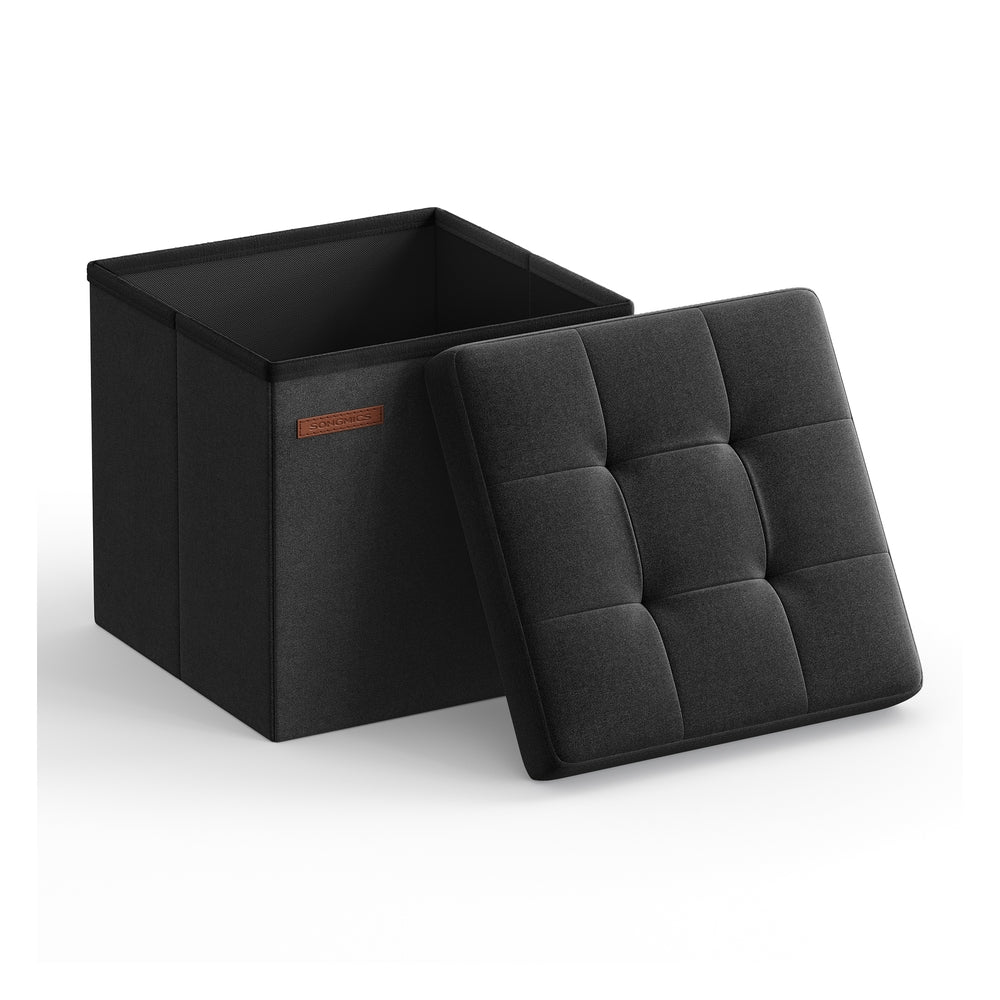 Foldable Small Ottoman Foot Rest with Storage