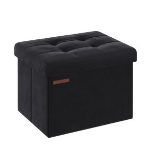 Foldable Storage Ottoman Bench