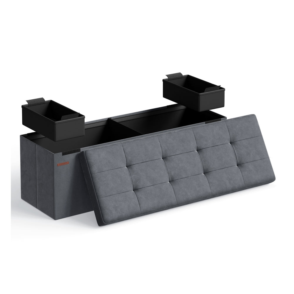 MAZIE Collection - Foldable Storage Ottoman Bench - Image 7