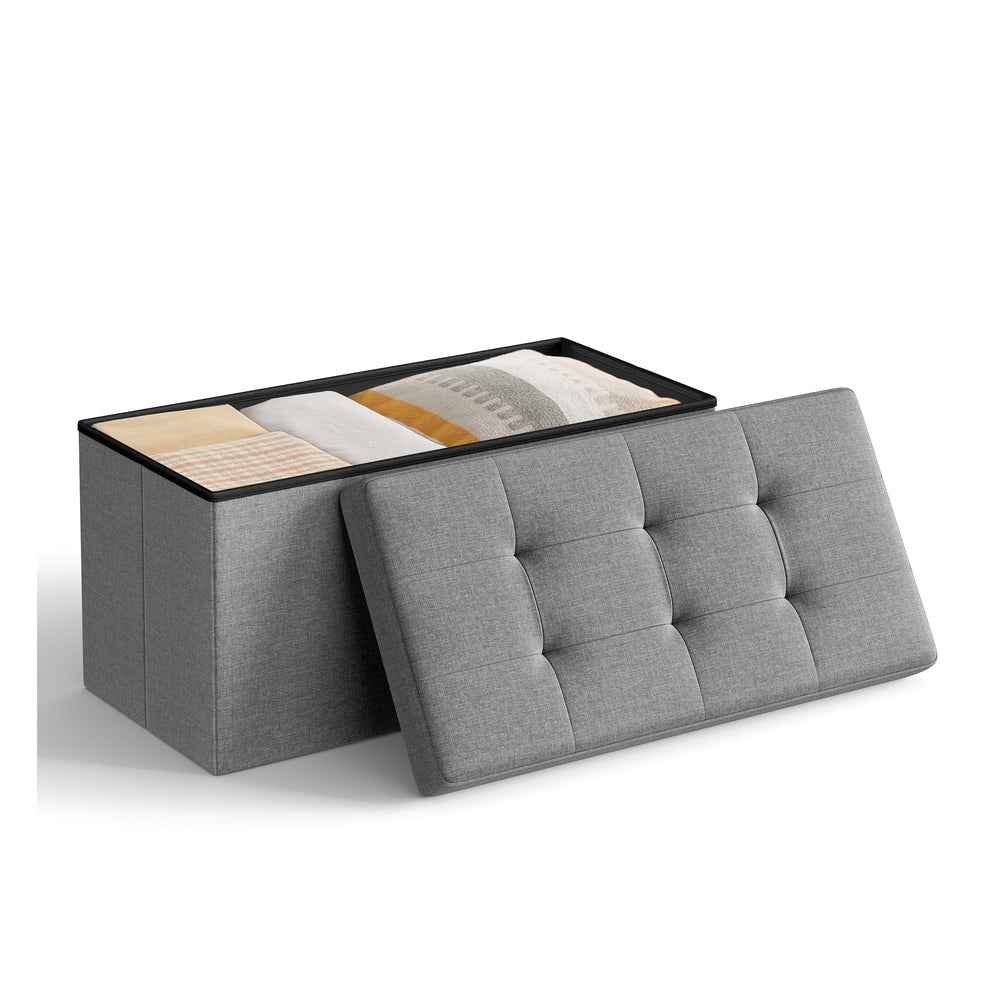 MAZIE Collection - Space-Saving Storage Ottoman Bench - Image 4