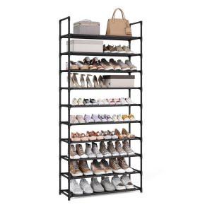 SONGMICS Shoe Rack. 10-Tier Shoe Shelf. Shoe Storage Organizer