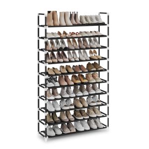 10-Tier Shoe Rack for 50 Pairs