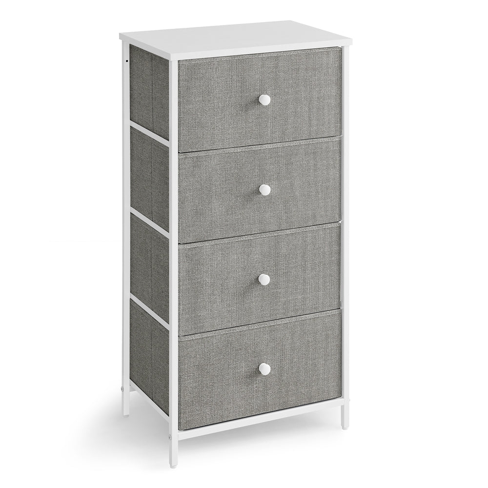 4 Bedroom Fabric Dresser Metal Frame Small Chest of Drawers