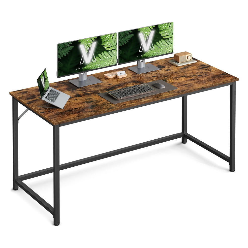 Industrial Brown 55 Inches Writing Desk for Office