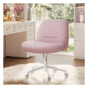 Criss Cross Chair with Wheels. Armless Office Chair