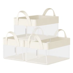 Fabric Storage Baskets Set of 3