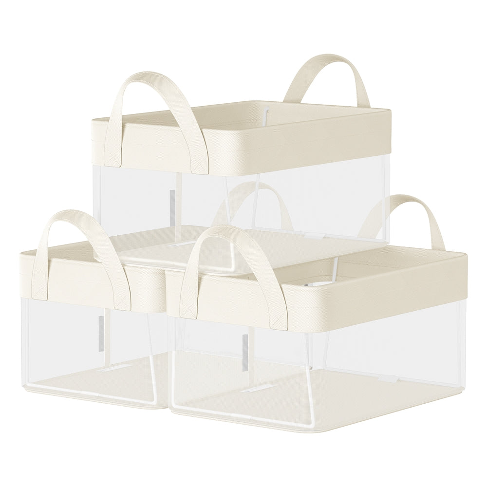 Fabric Storage Baskets Set of 3