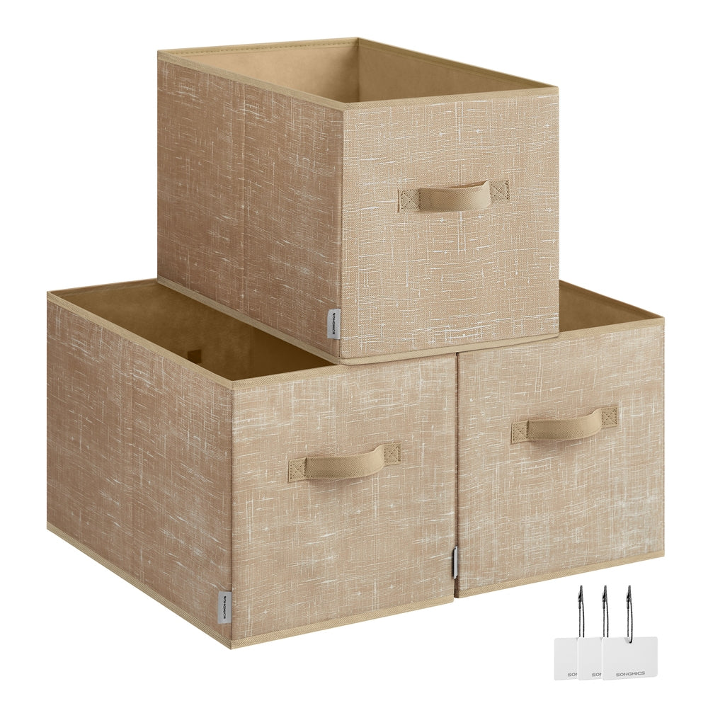 Set of 3 Fabric Storage Bins - Image 8