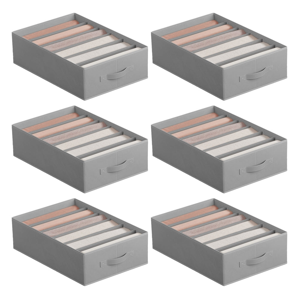 Large 6-Compartment Foldable Clothes Organizers - Image 10