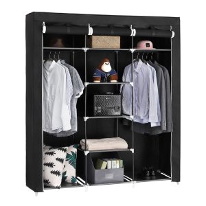SONGMJCS Portable Clothes Closet with Non-Woven Fabric