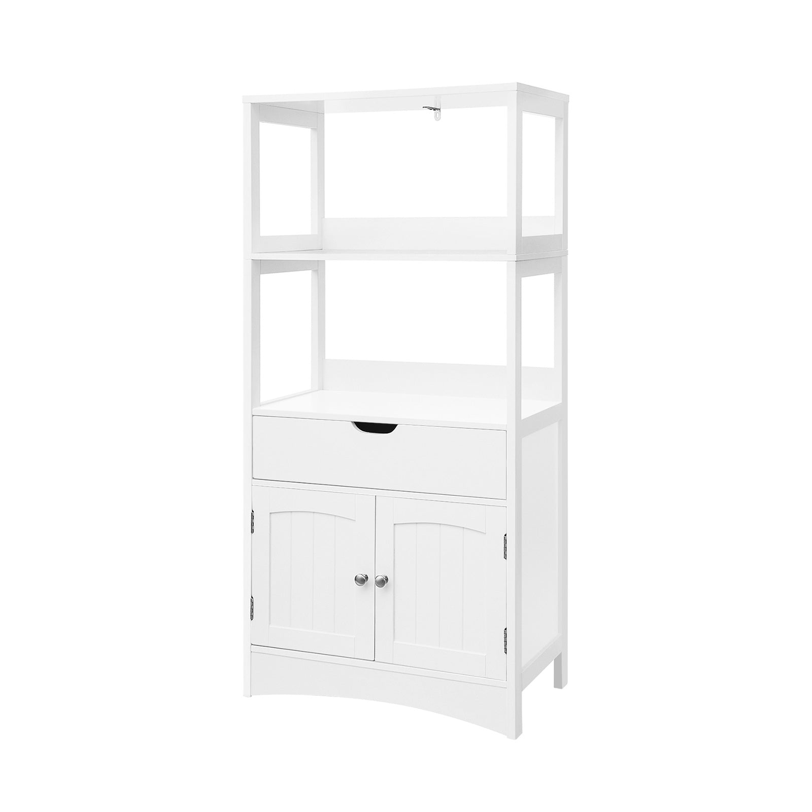 Upper Shelves Bathroom Storage Cabinet