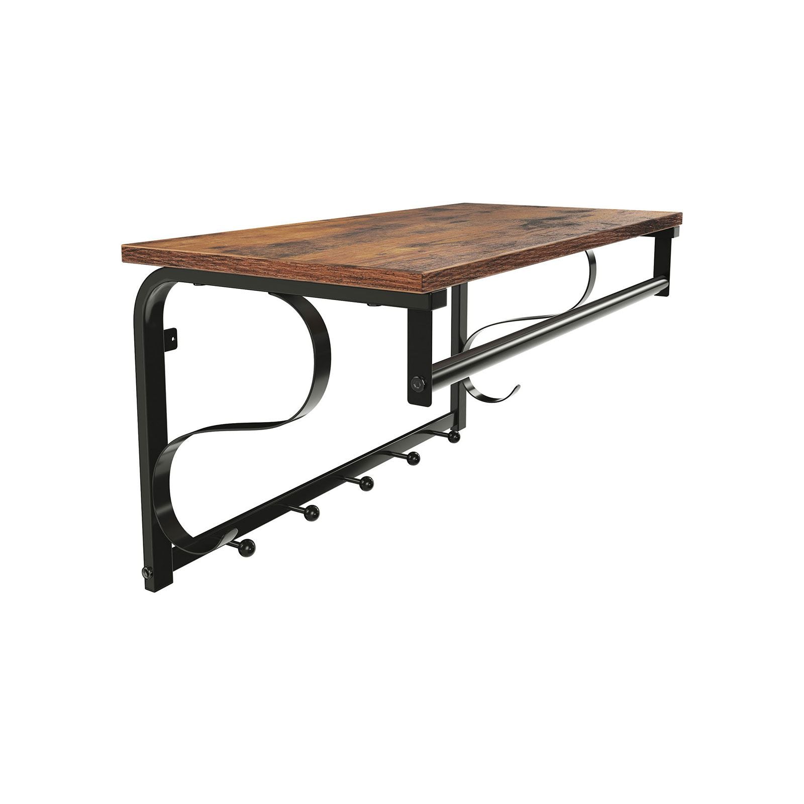 Vintage Floating Coat Shelves